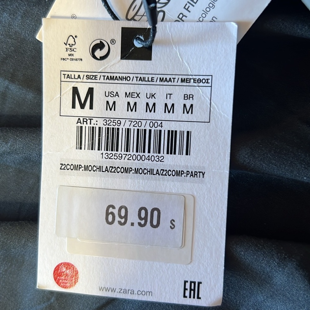 Brand new with tags ZARA backpack!! - Picture 5 of 5